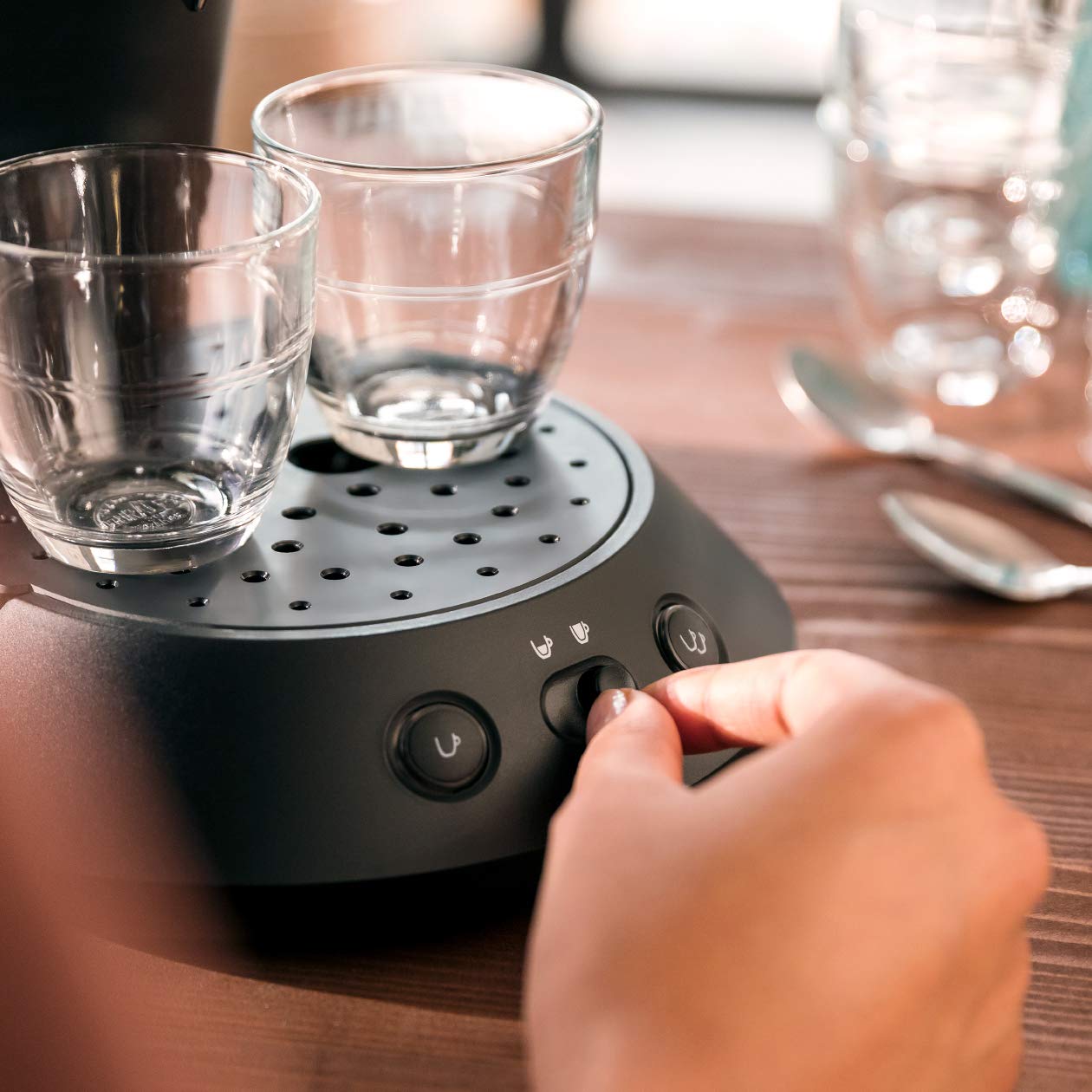 Philips Senseo Original Plus CSA210/61 Noir Intense — vue 3