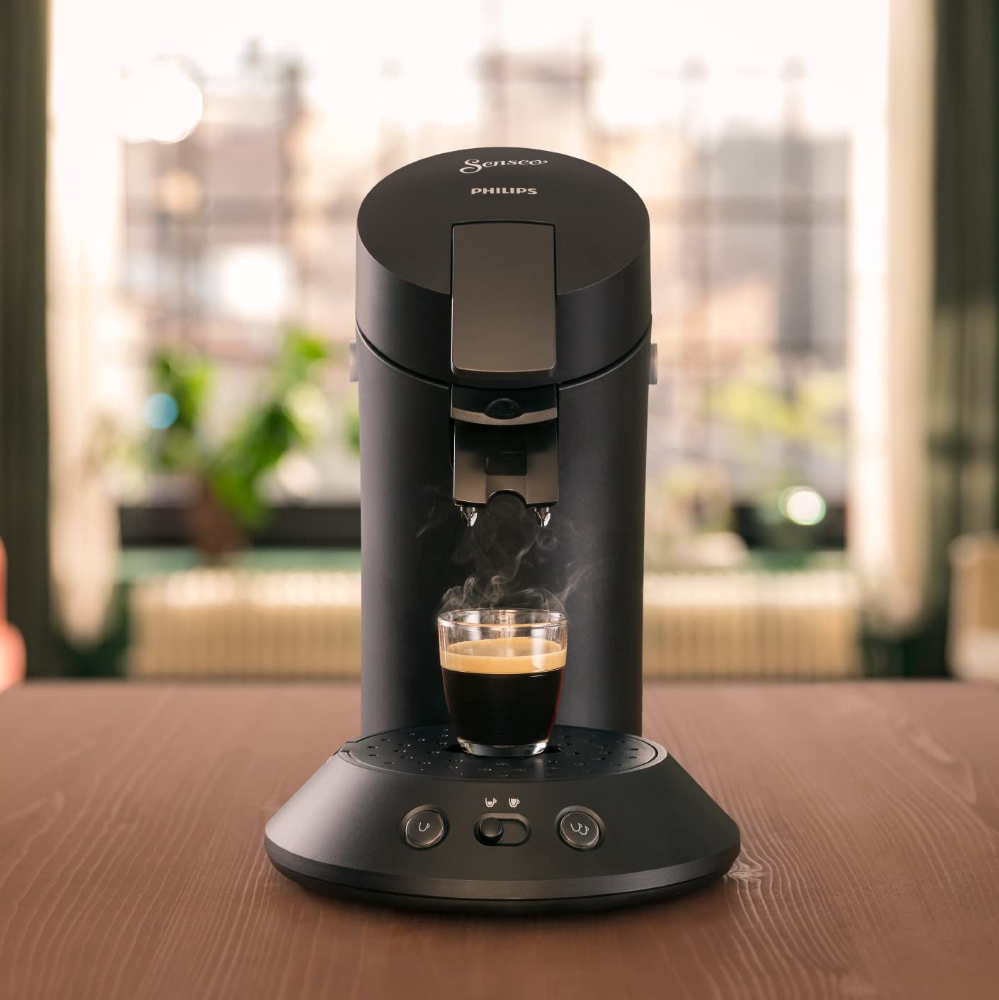 Philips Senseo Original Plus CSA210/22 Noir Piano — vue 3