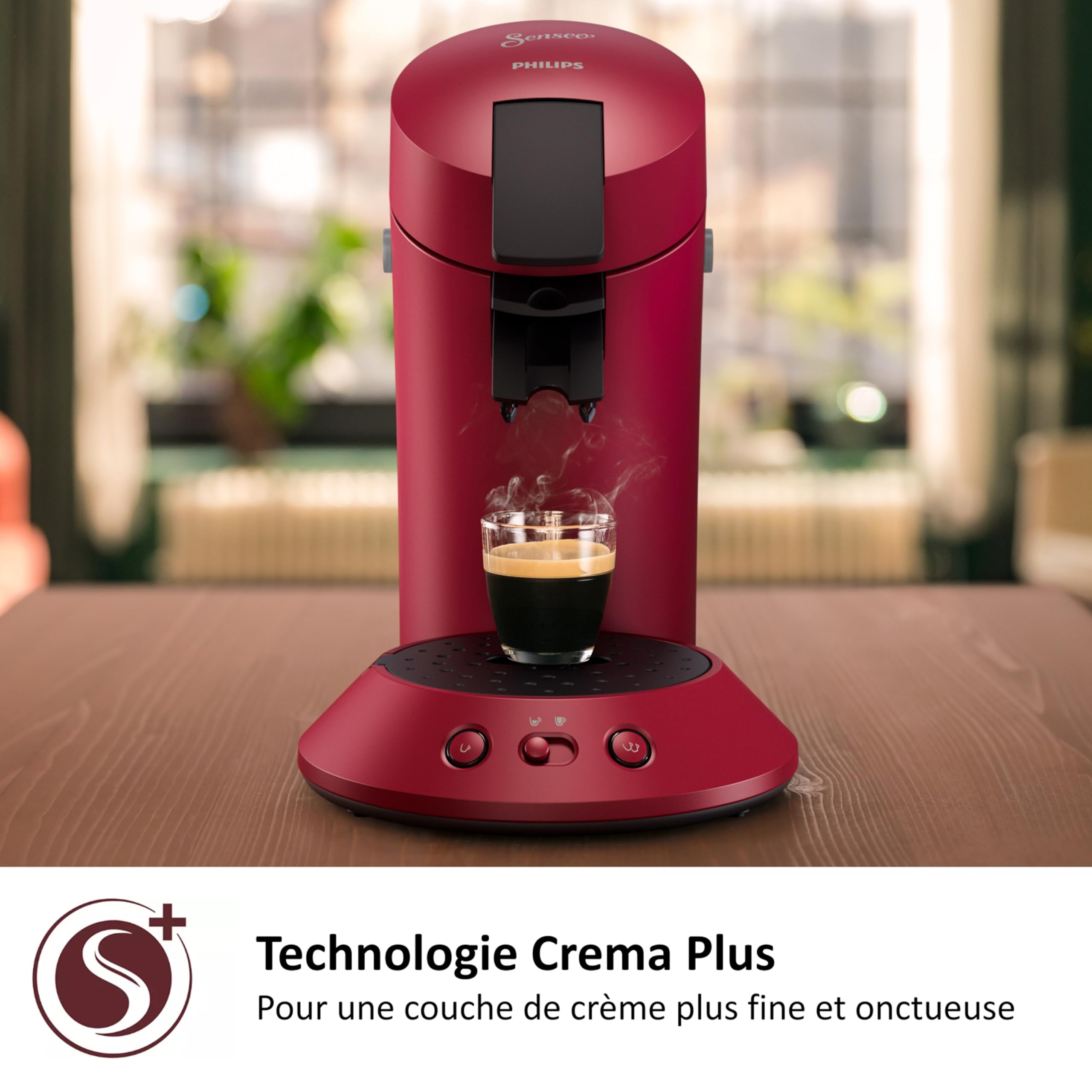 Philips Senseo Original Plus CSA210/91 Rouge — vue 2